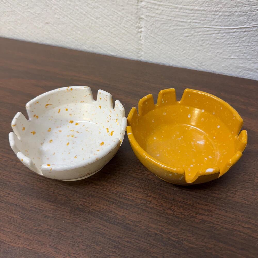 Vintage Cigarette Ash trays set of 2 mid century modern